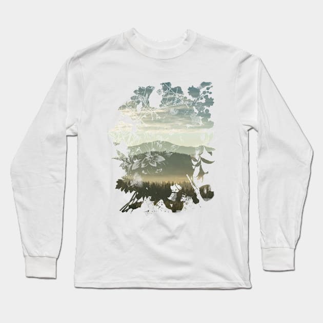 Flowery Long Sleeve T-Shirt by NJORDUR